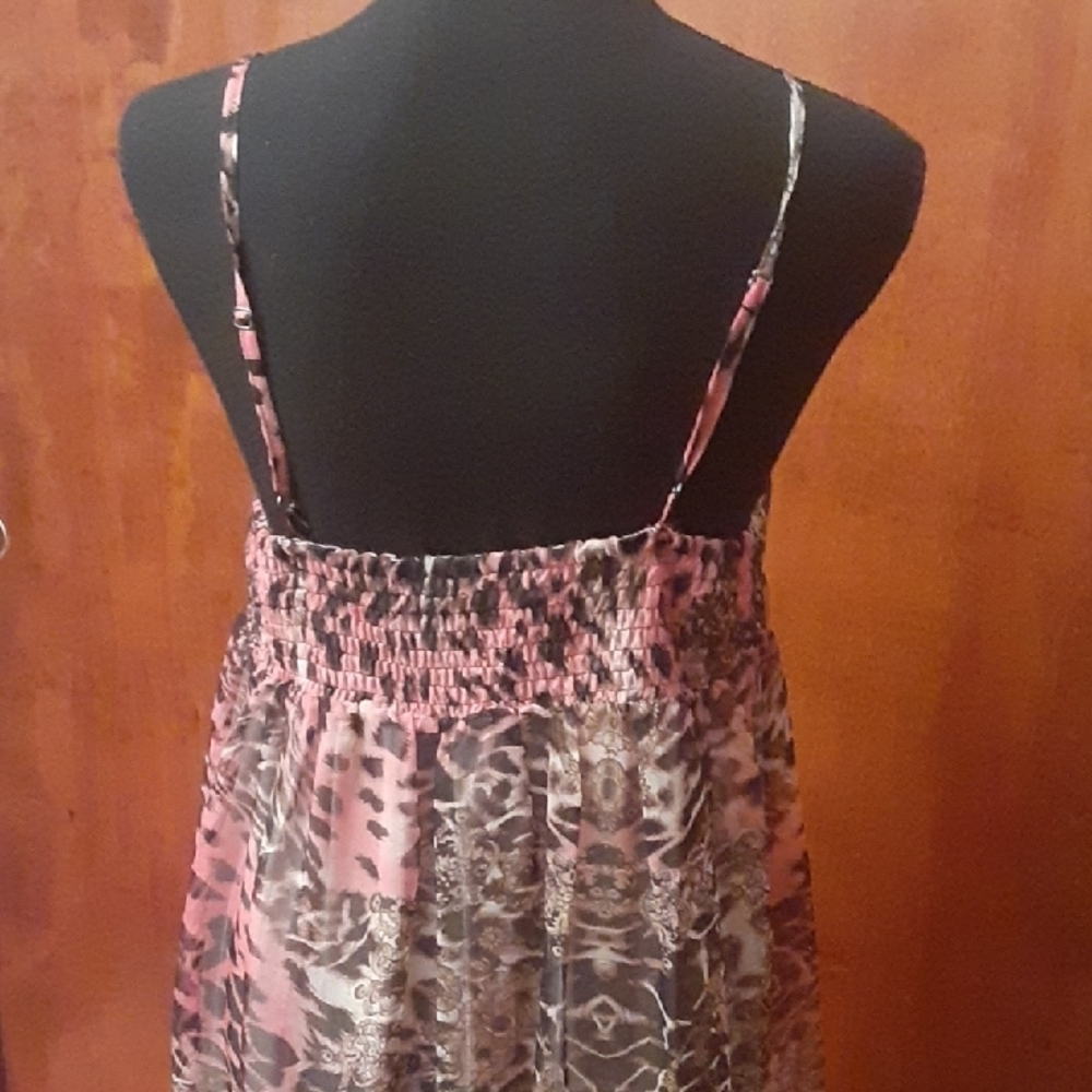 Animal Print Spaghetti Strap Dress - Picture 4 of 9